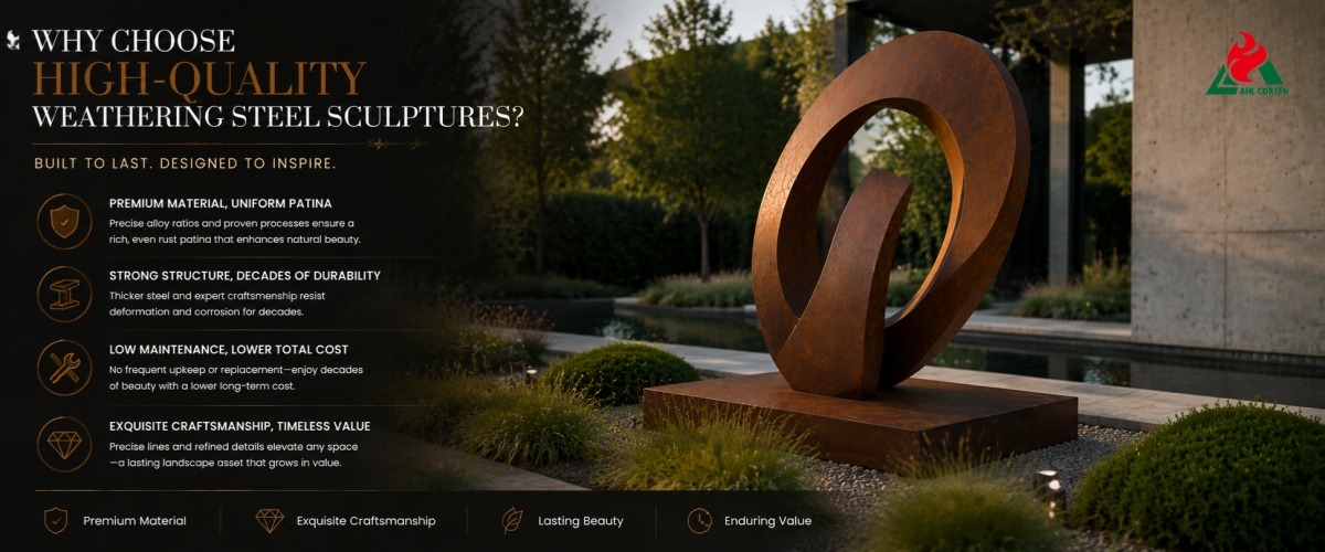 Why Choose High-Quality Weathering Steel Sculptures